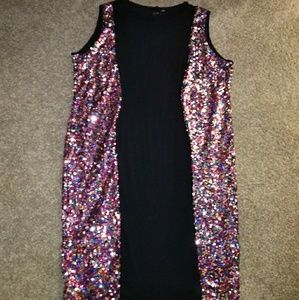 Black dress w/ sequins